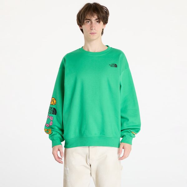 The North Face Sweatshirt The North Face x Yinka Ilori Graphic Crew Sweatshirt UNISEX Optic Emerald L