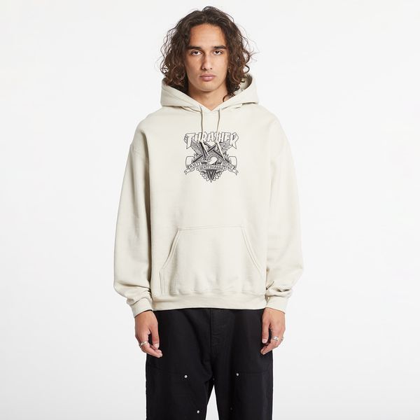 Thrasher Sweatshirt Thrasher Hood Eaglegram Sand L