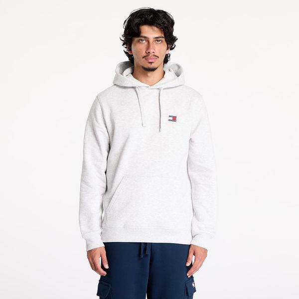 Tommy Hilfiger Sweatshirt Tommy Jeans Regular Badge Hoodie Silver Grey L