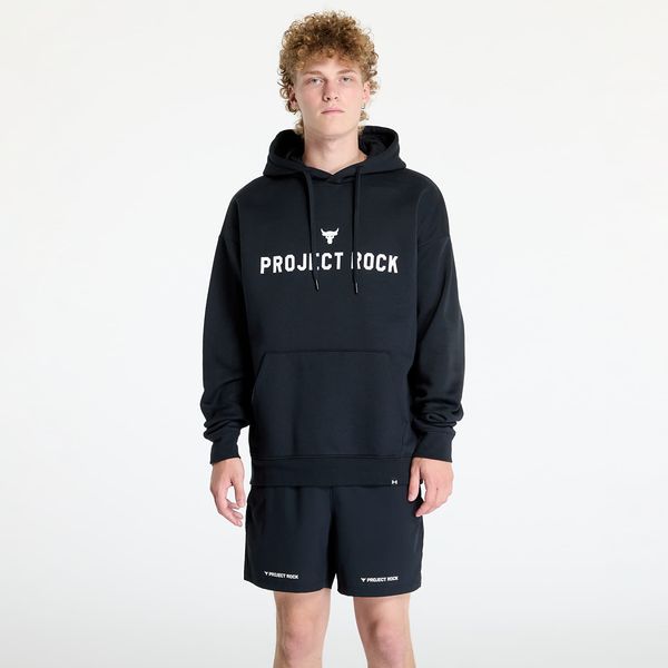 Under Armour Sweatshirt Under Armour Project Rock Icon Fleece Hoody Black L