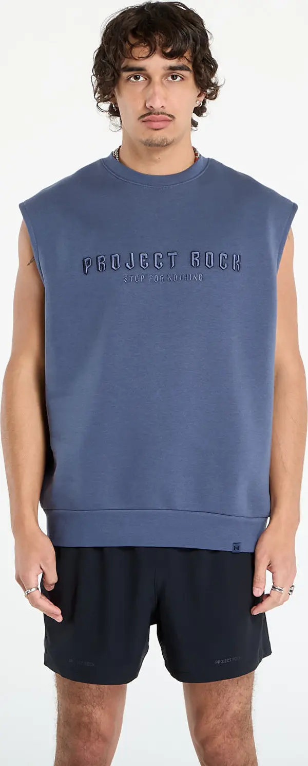 Under Armour Sweatshirt Under Armour Project Rock Icon Sleeveless Grey M