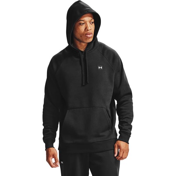 Under Armour Sweatshirt Under Armour Rival Fleece Hoodie Black/ Onyx White XL