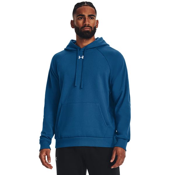 Under Armour Sweatshirt Under Armour Rival Fleece Hoodie Blue XXL