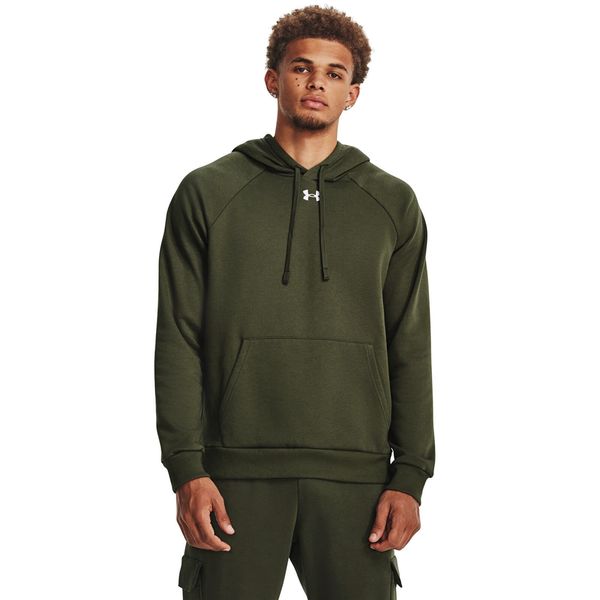 Under Armour Sweatshirt Under Armour Rival Fleece Hoodie Green XL