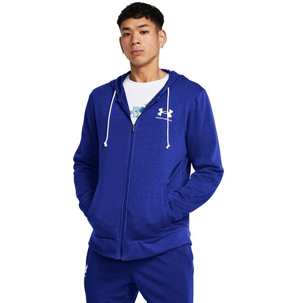 Under Armour Sweatshirt Under Armour Rival Terry LC FZ Blue L