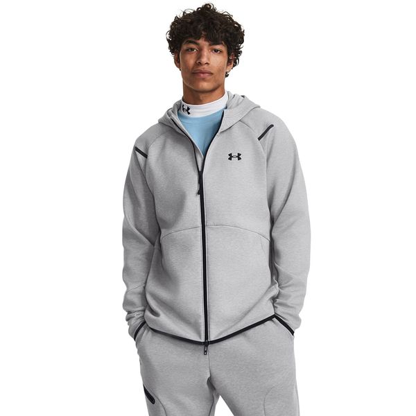 Under Armour Sweatshirt Under Armour Unstoppable Fleece FZ Gray M