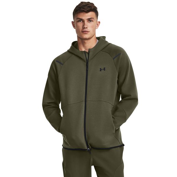 Under Armour Sweatshirt Under Armour Unstoppable Fleece FZ Green L