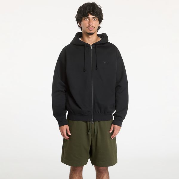 Y-3 Sweatshirt Y-3 Brushed Terry Full Zip Hoodie UNISEX Black M