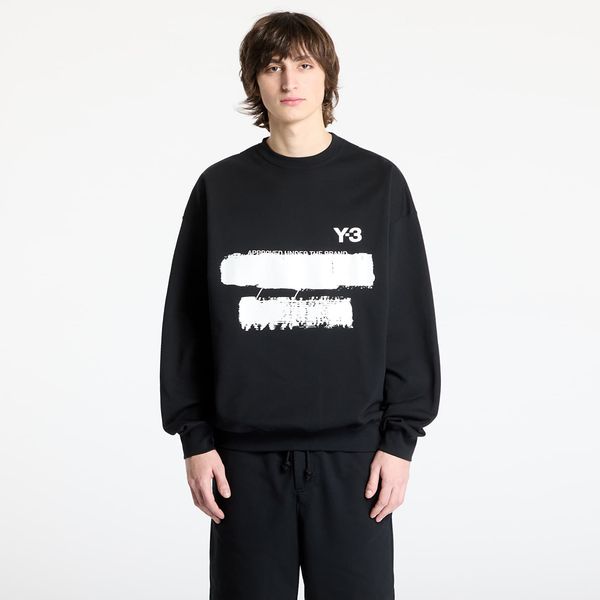 Y-3 Sweatshirt Y-3 Graphic Crew Sweater UNISEX Black L