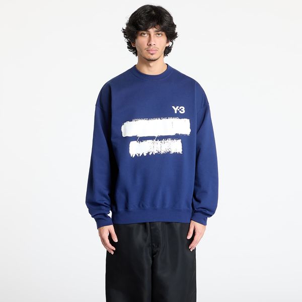 Y-3 Sweatshirt Y-3 Graphic Crew Sweatshirt UNISEX Dark Blue L