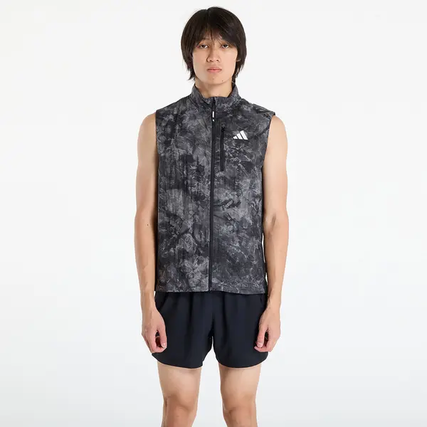 adidas Performance Telovnik adidas Own The Run Spray Dye Vest Grey Four S