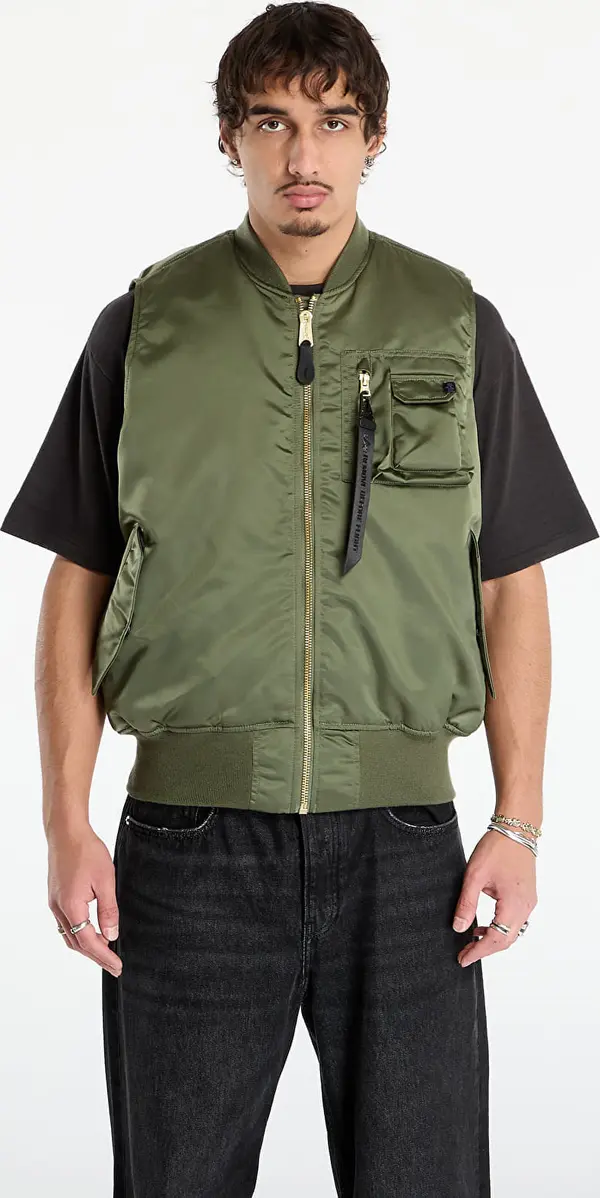 Alpha Industries Telovnik Alpha Industries MA-1 Base Vest Sage/ Green XL