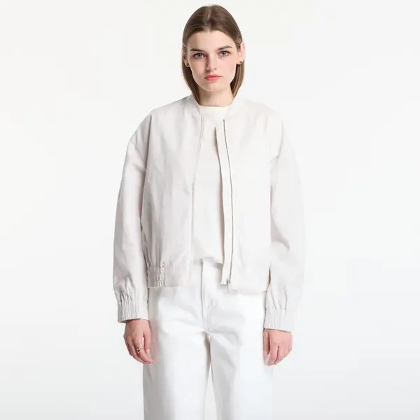 Calvin Klein Telovnik Calvin Klein Linen Bomber Jacket White Sand L