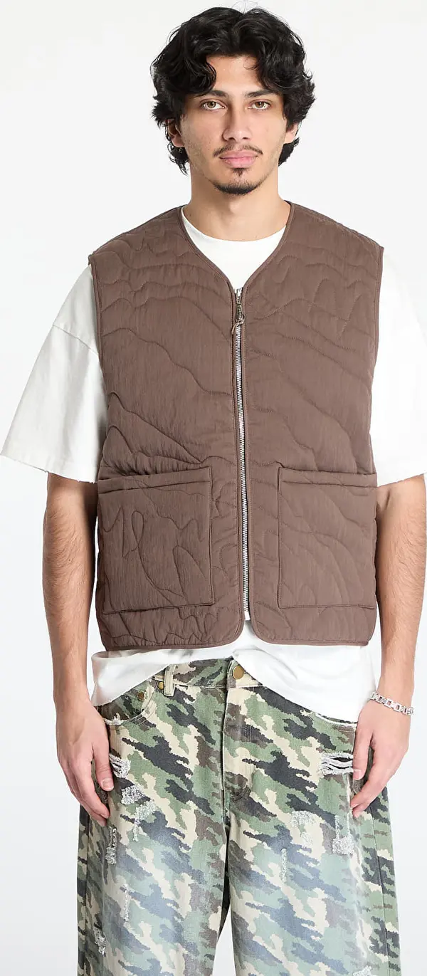 FTSHP Telovnik FTSHP Silver Lining Quilted Vest UNISEX Brown S