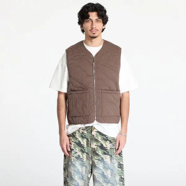 FTSHP Telovnik FTSHP Silver Lining Quilted Vest UNISEX Brown XXL