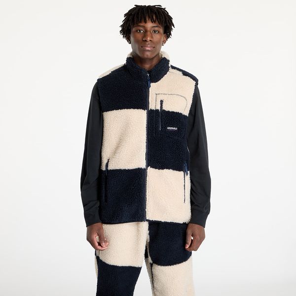 Gramicci Telovnik Gramicci Checkered Sherpa Vest UNISEX Natural / Navy Check L