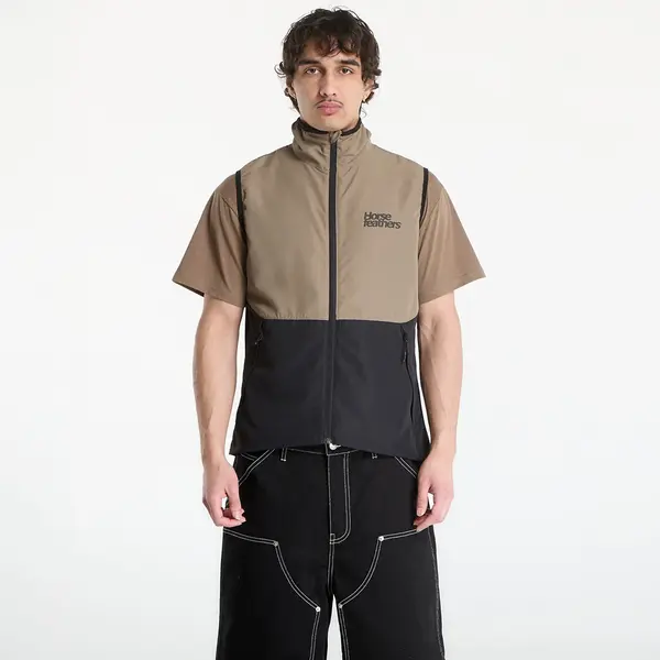 Horsefeathers Telovnik Horsefeathers Hill Vest Taupe/ Black L