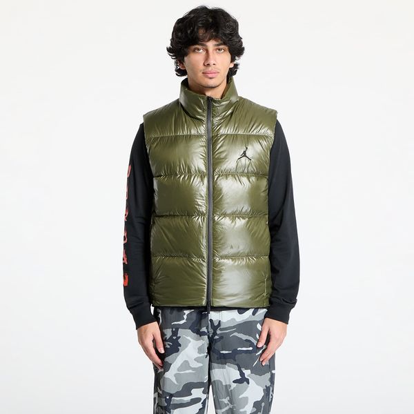 Jordan Telovnik Jordan Flight Men's Down Vest Medium Olive/ Black M