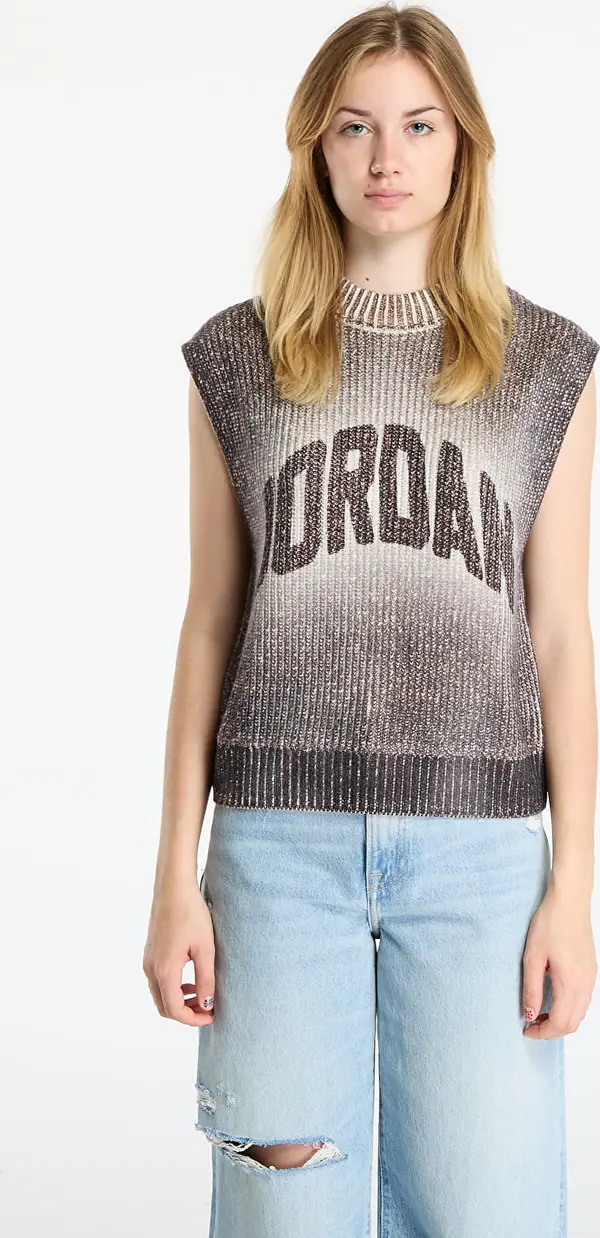 Jordan Telovnik Jordan Flight Women's Knit Vest Off Noir M