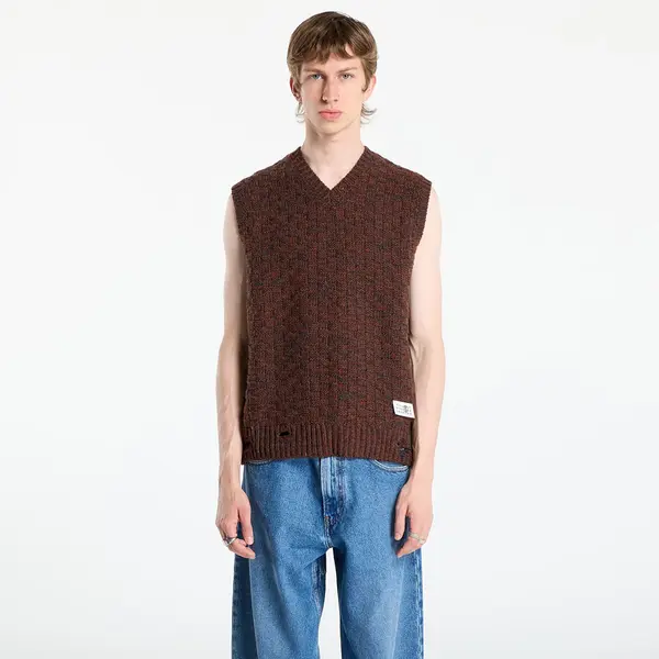 MM6 Maison Margiela Telovnik MM6 Maison Margiela Gilet Dark Grey Melange/ Brown M