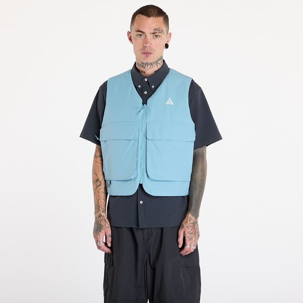 Nike Telovnik Nike ACG "Skull Peak" PrimaLoft® Reversible Vest UNISEX Denim Turquoise/ Armory Navy/ Summit White XL