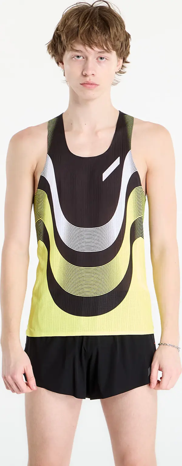 SOAR Running Telovnik SOAR Race Vest 2.0 Yellow Black Stripe L