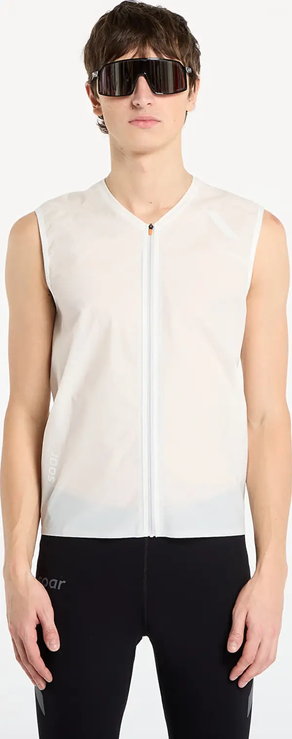 SOAR Running Telovnik SOAR Rainout Gilet Ecru M