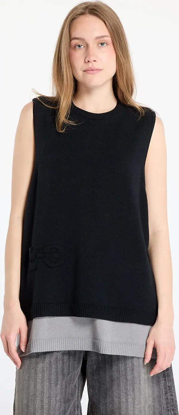 Y-3 Telovnik Y-3 Logo Knit Vest UNISEX Black XL
