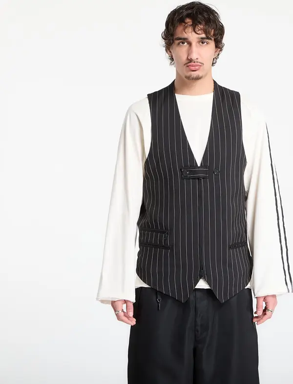 Y-3 Telovnik Y-3 Sport Uniform Pinstripe Tailored Vest Black L