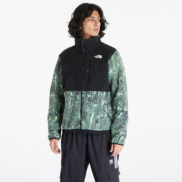 The North Face The North Face Denali Jacket Chlorophyll Green Digital Distortion Print/ Tnf Black