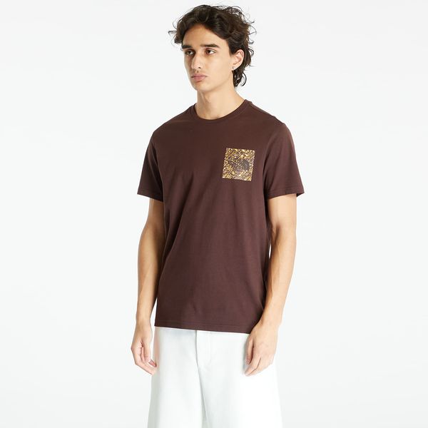 The North Face The North Face S/S Fine Tee Coal Brown/ Coal Brown Water Distortion Print