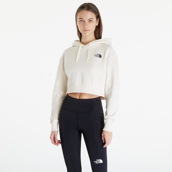 The North Face The North Face Trend Cropped Fleece Hoodie White Dune