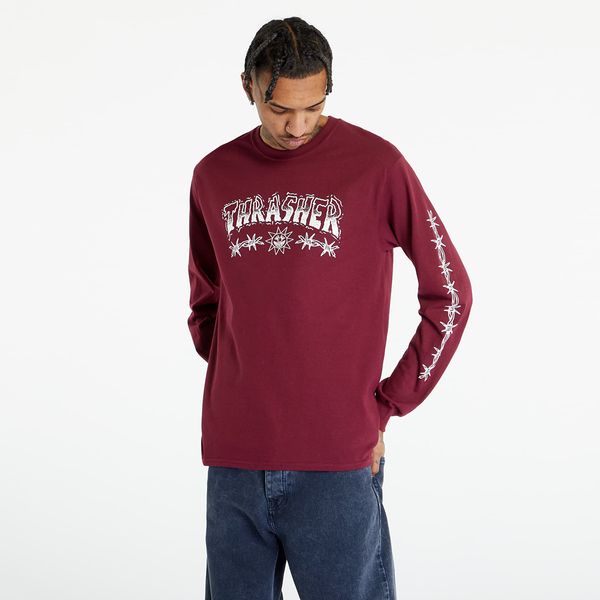 Thrasher Thrasher Barbed Wire Longsleeve Maroon