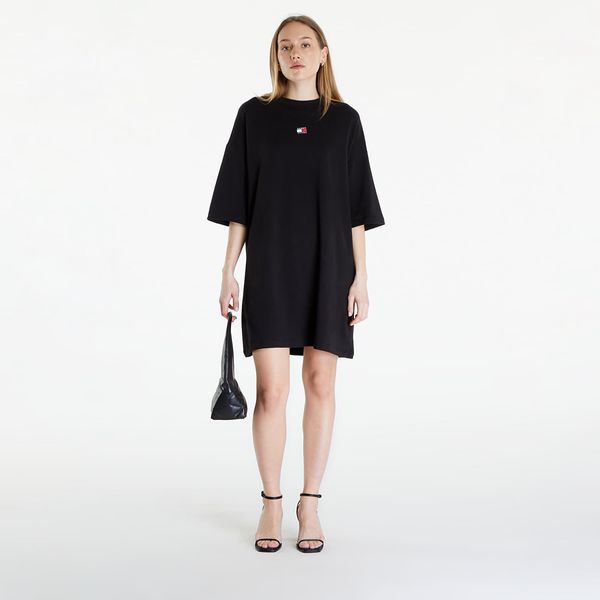 Tommy Hilfiger Tommy Jeans Badge Tee Dress Black