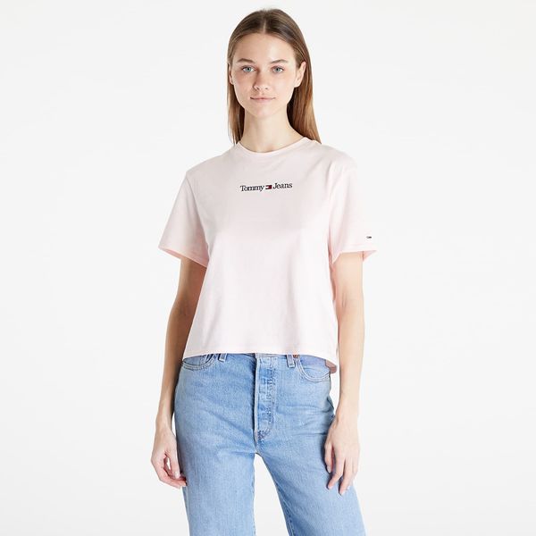Tommy Hilfiger Tommy Jeans Classic Serif Linear T-Shirt Pink