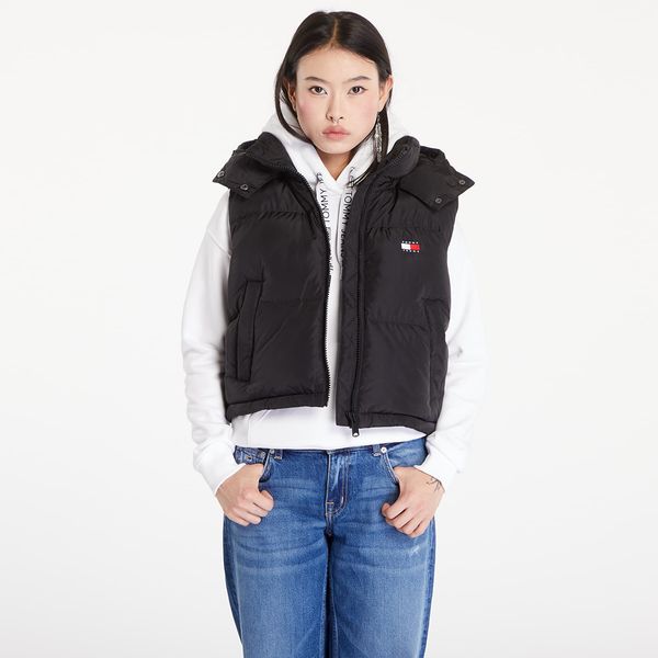 Tommy Hilfiger Tommy Jeans Crop Alaska Puffer Vest Black S