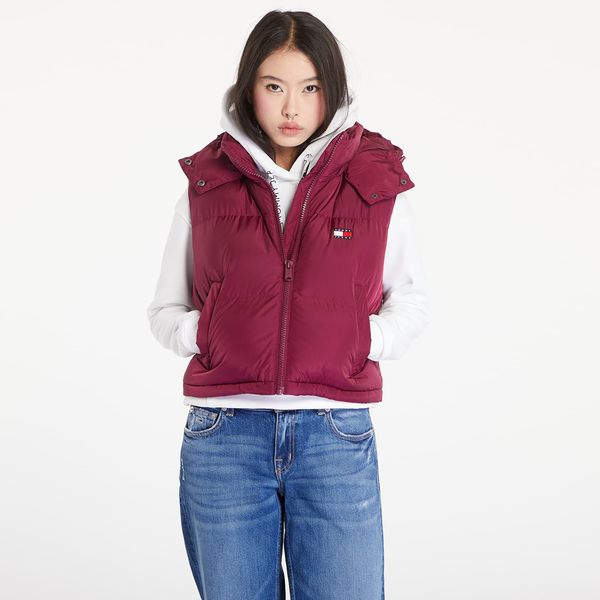 Tommy Hilfiger Tommy Jeans Crop Alaska Puffer Vest Valley Grape L