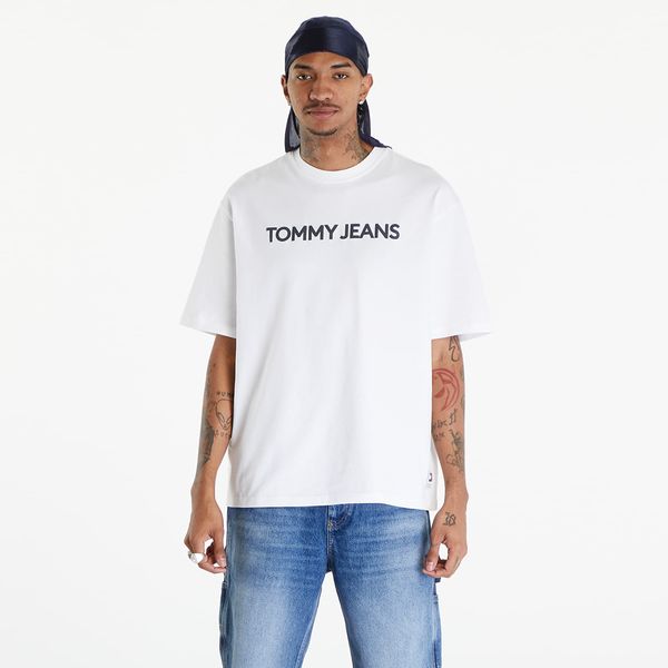 Tommy Hilfiger Tommy Jeans Logo Oversized Fit T-Shirt White
