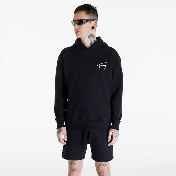 Tommy Hilfiger Tommy Jeans Relaxed Signature Hoodie Black