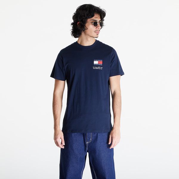 Tommy Hilfiger Tommy Jeans Slim Essential Flag Short Sleeve Tee Dark Night Navy