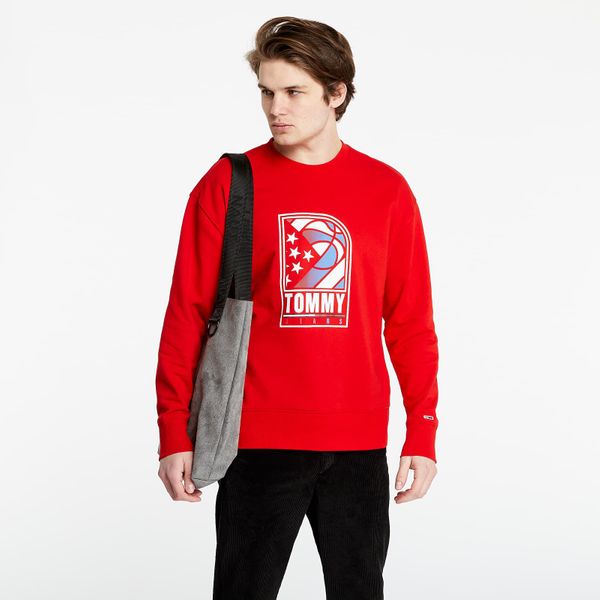 Tommy Jeans Tommy Jeans Basketball Crew Red