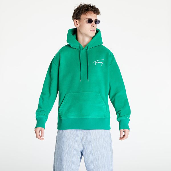 Tommy Jeans Tommy Jeans Relaxed Polar Signa Hoodie Green