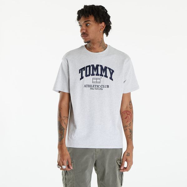 Tommy Hilfiger Tommy Jeans Varsity Logo T-Shirt Silver Grey