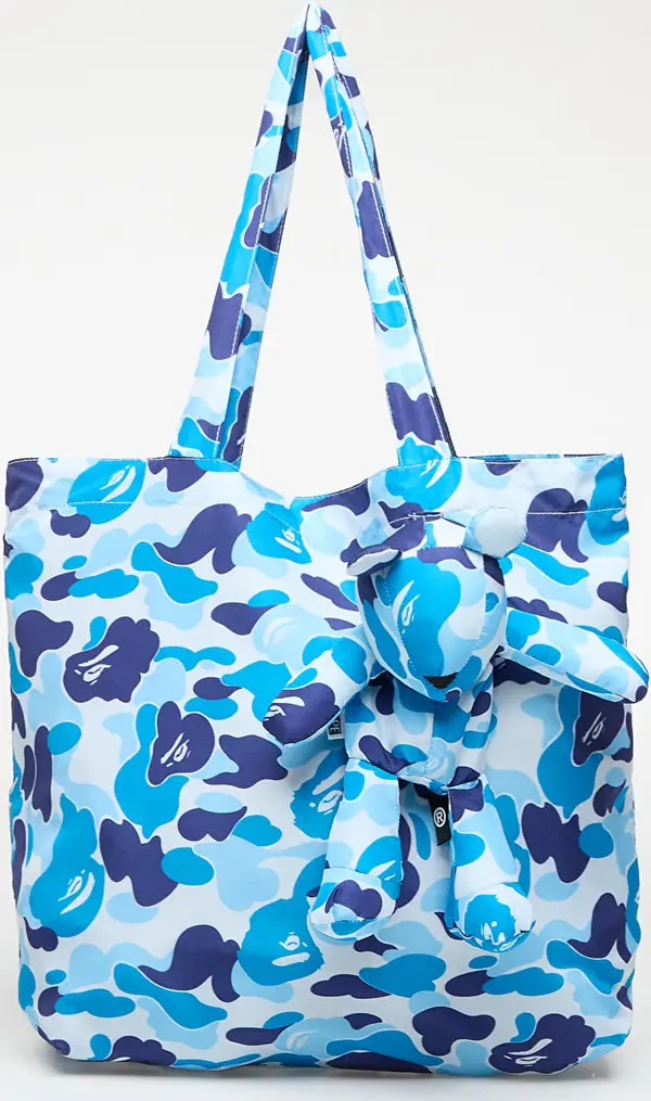 A BATHING APE Torba A BATHING APE Abc Camo Bear Eco Travel Bag (S) Blue Universal