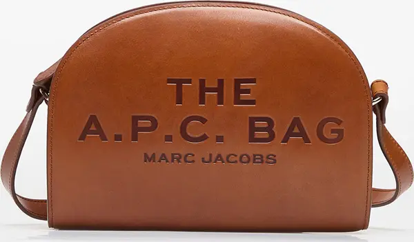 A.P.C. Torba A.P.C. x Marc Jacobs Sac Demi-Lune Hazelnut Universal