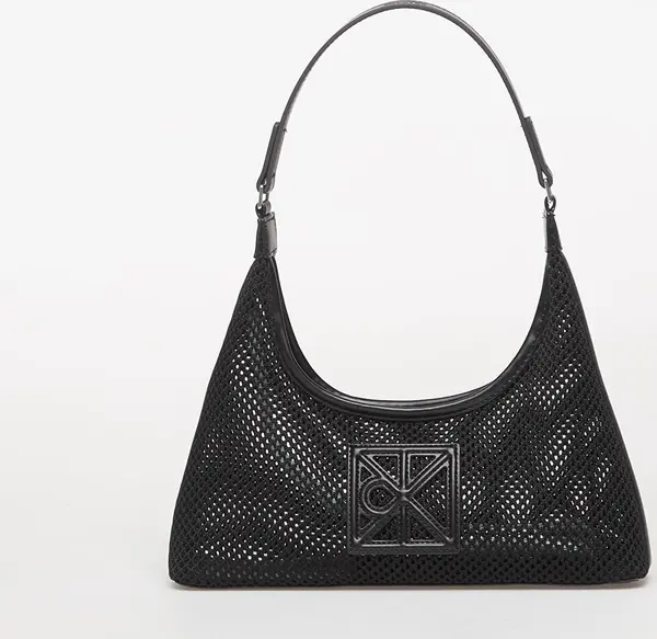 Calvin Klein Torba Calvin Klein Emblem Mesh Shoulder Bag Black Universal