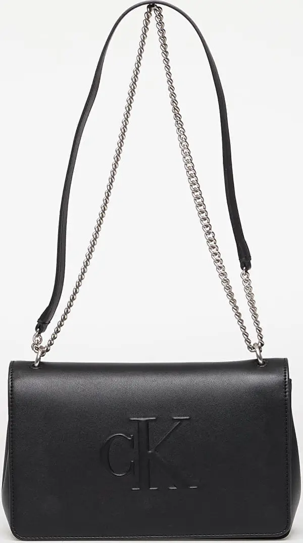 Calvin Klein Torba Calvin Klein Jeans Sculpted Ew Flap Bag Black Universal