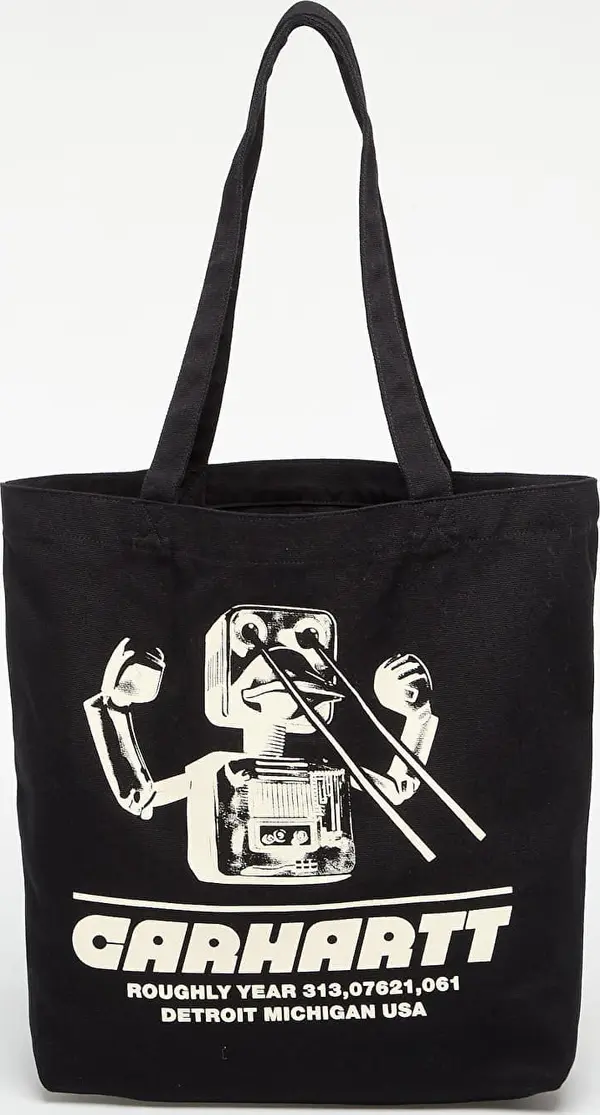 Carhartt WIP Torba Carhartt WIP Canvas Graphic Tote Wiptopia Print/ Black Universal