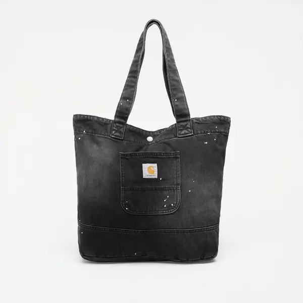 Carhartt WIP Torba Carhartt WIP Denim Tote Black Destroy Wash, Splatter Universal