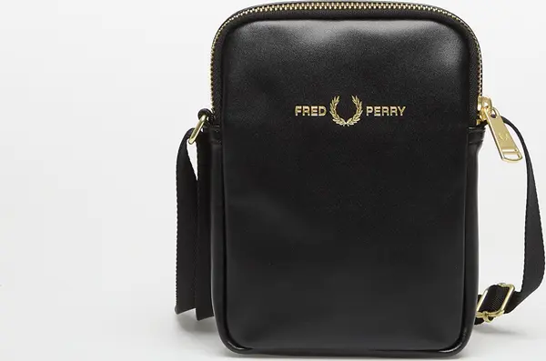 FRED PERRY Torba FRED PERRY Smooth Leather Small Side Bag Black Universal